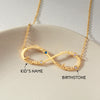 Personalized Infinity Necklace, Mother Necklace with Kids Names