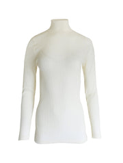 EGI Exclusive Collections Merino Wool Blend Mock Neck Top with Long