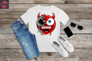 073. CRAZY FACE, Personalized T-Shirt, Custom Text, Make Your Own