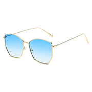 Cardiff - Women Oversize Geometric Metal Fashion Sunglasses