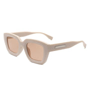 Moonluxe - Classic Square Retro Tinted Fashion Sunglasses