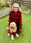 Family Matching Flannel Shirts for Dogs