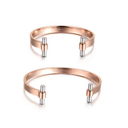 Rose Gold Love Couple Cuff