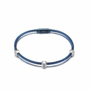 Square Pavé Station Cable Bracelet