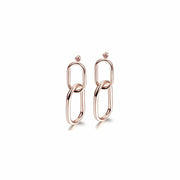 Interlocking Hoop Earrings