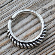 316L Stainless Steel Braiding Design Seamless Ring / Septum Jewelry