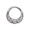 316L Stainless Steel Egyptian Winged Sun Seamless Rings / Cartilage Ea