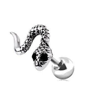 316L Surgical Steel Cute Baby Snake Cartilage Earring