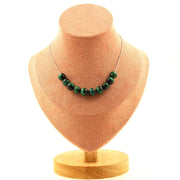 Green Tiger Eye 8 mm 10 beads necklace