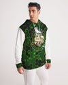 Hexagon Green Mens Hoodie