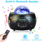 LED Night Light Starry Sky Projector with Bluetooth Wireless Speaker