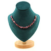 Tourmaline Rubellite + Ruby from Brazil 20 beads necklace.