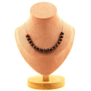 Red Tiger Eye 8 mm 15 beads necklace.