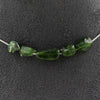 Diopside from Brazil 5 beads necklace