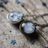 Double Sided Moon Necklace