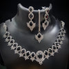 Black Stone Women Necklace Set With Long Maang Tika & Two Drop Earring