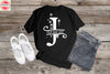 330. MONOGRAMMED CHRISTMAS J, Custom Made Shirt, Personalized T-Shirt,