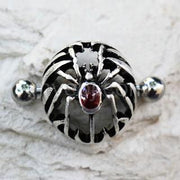 316L Stainless Steel Gothic Spider Dome Shape Nipple Shield