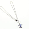 Sterling Silver Autism Awareness Puzzle Piece Chain Necklace