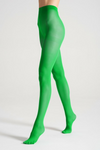 STIINA ELECTRIC GREEN 40DEN green tights