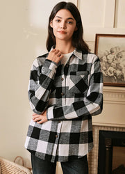 Women's Heritage Brushed Plaid Flannel Shirt,Heavyweight Cotton