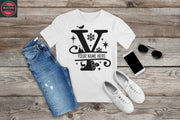 345. MONOGRAMMED CHRISTMAS Y, Custom Made Shirt, Personalized T-Shirt,