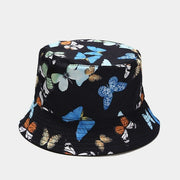 Butterfly Printed Buckle Hat