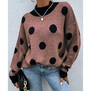 Halve coltrui Dames Polka Dot Jumper Knitwear