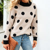 Halve coltrui Dames Polka Dot Jumper Knitwear