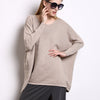 Losvallende Batwing-sweater voor dames 