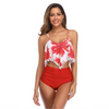 Tankini-set met rode palmboom