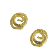 Swirl stud earrings