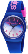 Superdry SYG198UU 38 mm blauw analoog wijzerplaathorloge voor dames