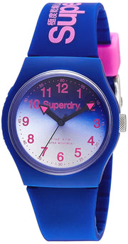Superdry SYG198UU 38 mm Blue Analog Dial Watch for Women