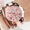 Ladies Fashion Pink Wrist Watch Women Watches Luxury Top Brand Quartz
