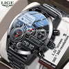 Lige 360 ​​Amoled Hd-scherm horloge voor heren Smart Watch Bluetooth Bellen