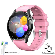 Lige Watch For Men Smart Watch Amoled Hd Screen Body Temperature