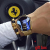 Luxury HOURSLY Brand Trend Cool Men's Wrist Watch Stainless Steel