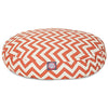 MajesticPet 788995506225 30 inch zigzag rond huisdierbed, gebrand oranje