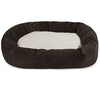 MajesticPet 788995540540 25 in. Villa Sherpa Donut Pet Bed, Storm