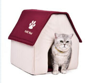 New Cat House Lovely Pet Bed Small Dog Kennel Soft
