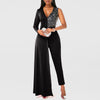 Sexy V-hals Slim Office Lady Playsuit Overall Dames Jumpsuit