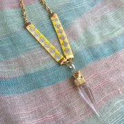 Soleil St Tropez Crystal Quartz Necklace