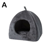 Winter Enclosed Pet Bed Indoor Kitten Sofa House Warm For Small Pet