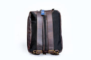 Handmade Buffalo Leather Convertible Backpack.