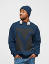 Sweatshirt met ronde hals en Y-logo voor heren