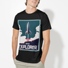 Space Rocket-T-shirt voor heren