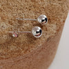 Quality Sterling Silver 6 mm Ball Stud Earrings