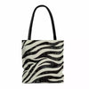 Dubbelzijdige Zebra Print Beach Shopper Tote Bag Medium