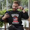 Echtgenoot, vader, beschermer, held, Patriot Crewneck Sweatshirt 